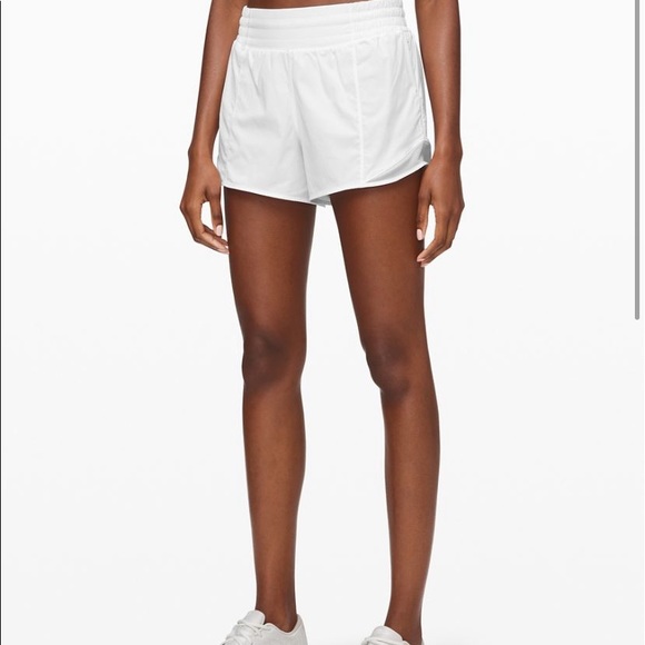 lululemon athletica Pants - Lululemom hotty hot shorts. (Old version, which I like better.) White. Size 4